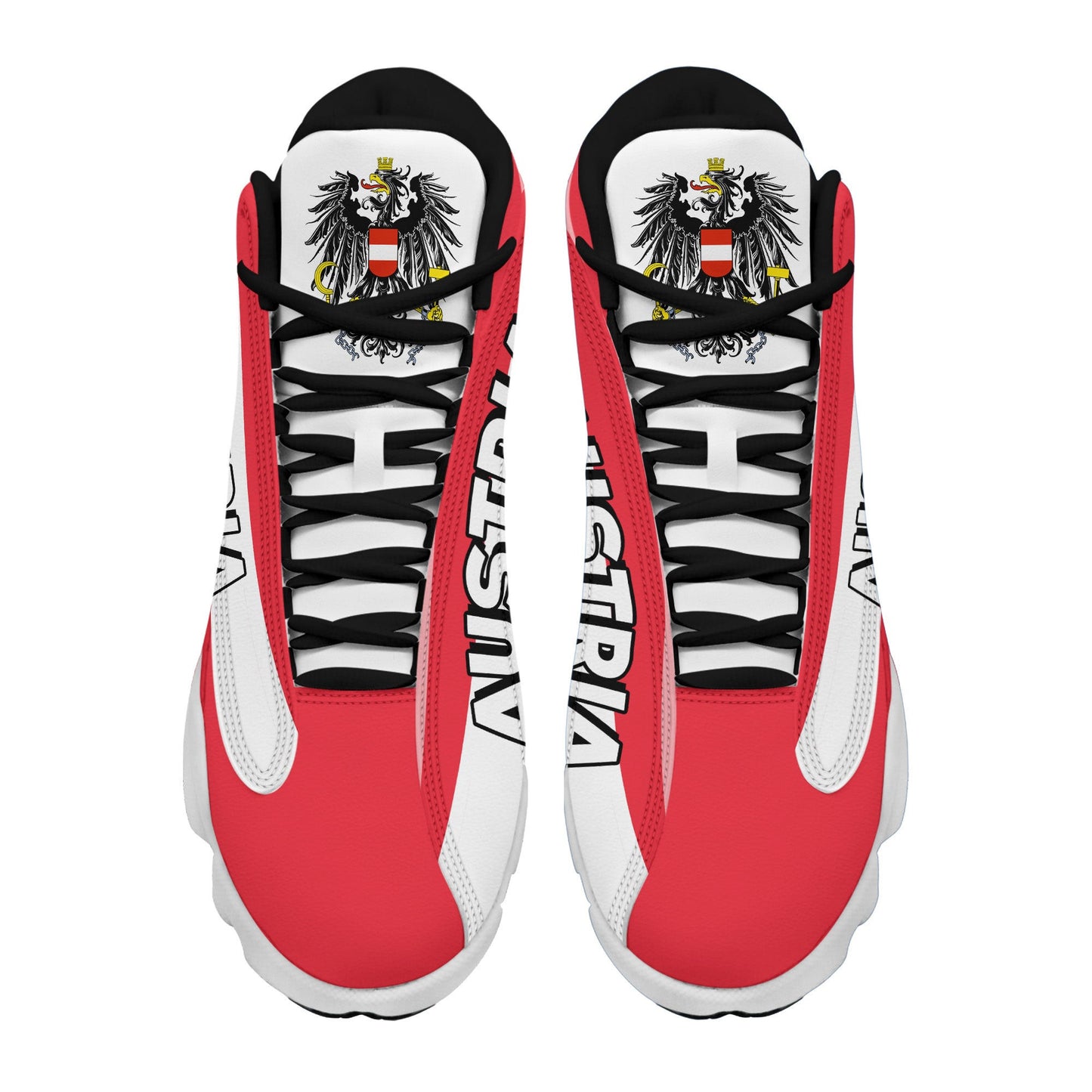 Footwear Austria High Top Sneaker Shoes Women's Men's Special Flag