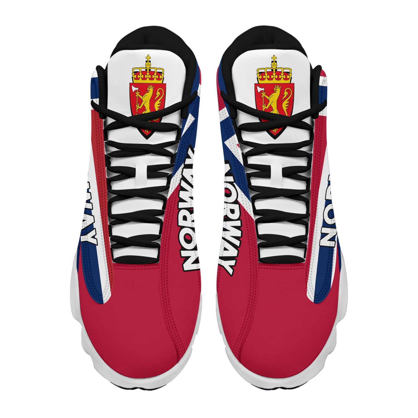 Footwear Norway High Top Sneaker Shoes Women's Men's Special Flag
