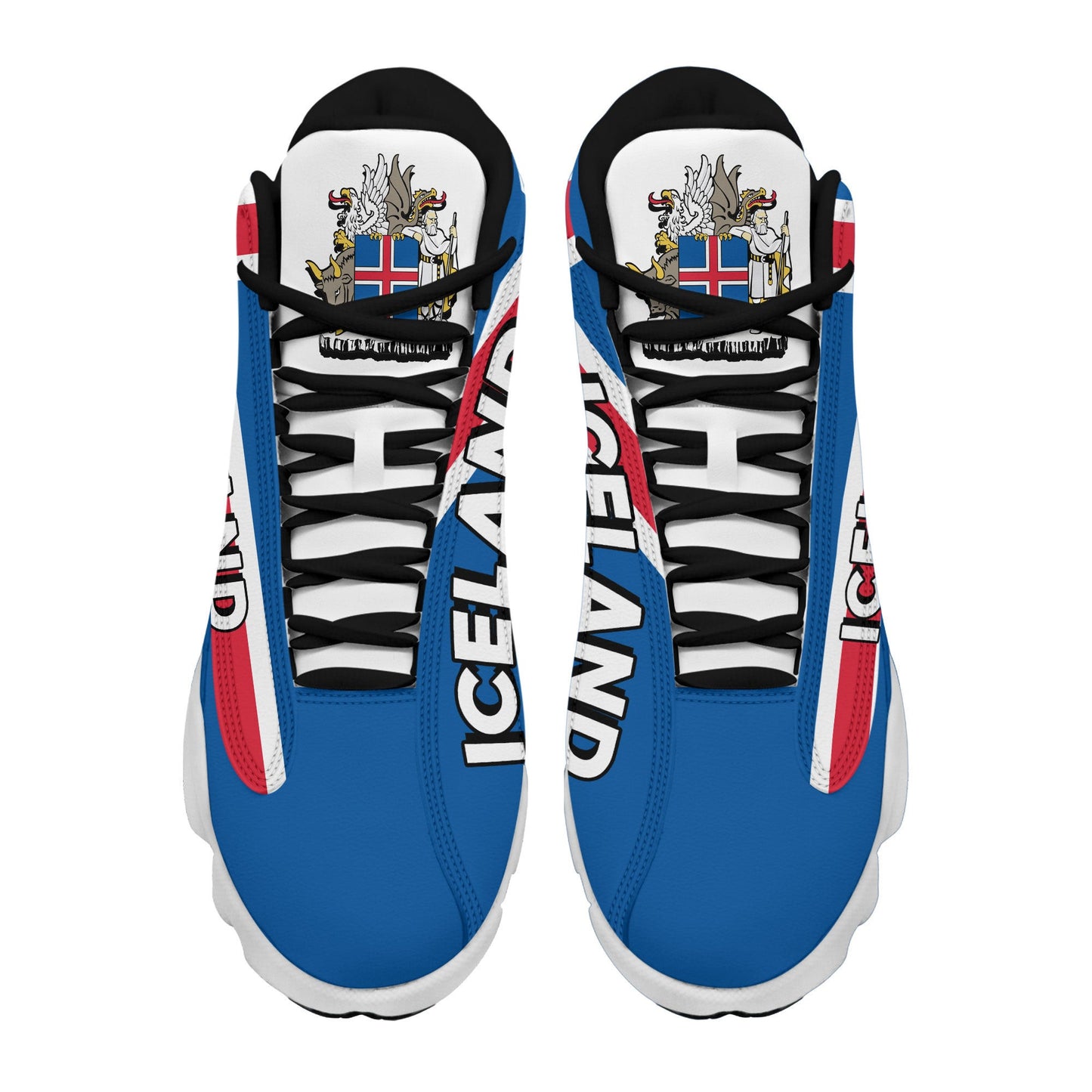 Footwear Iceland High Top Sneaker Shoes Women's Men's Special Flag