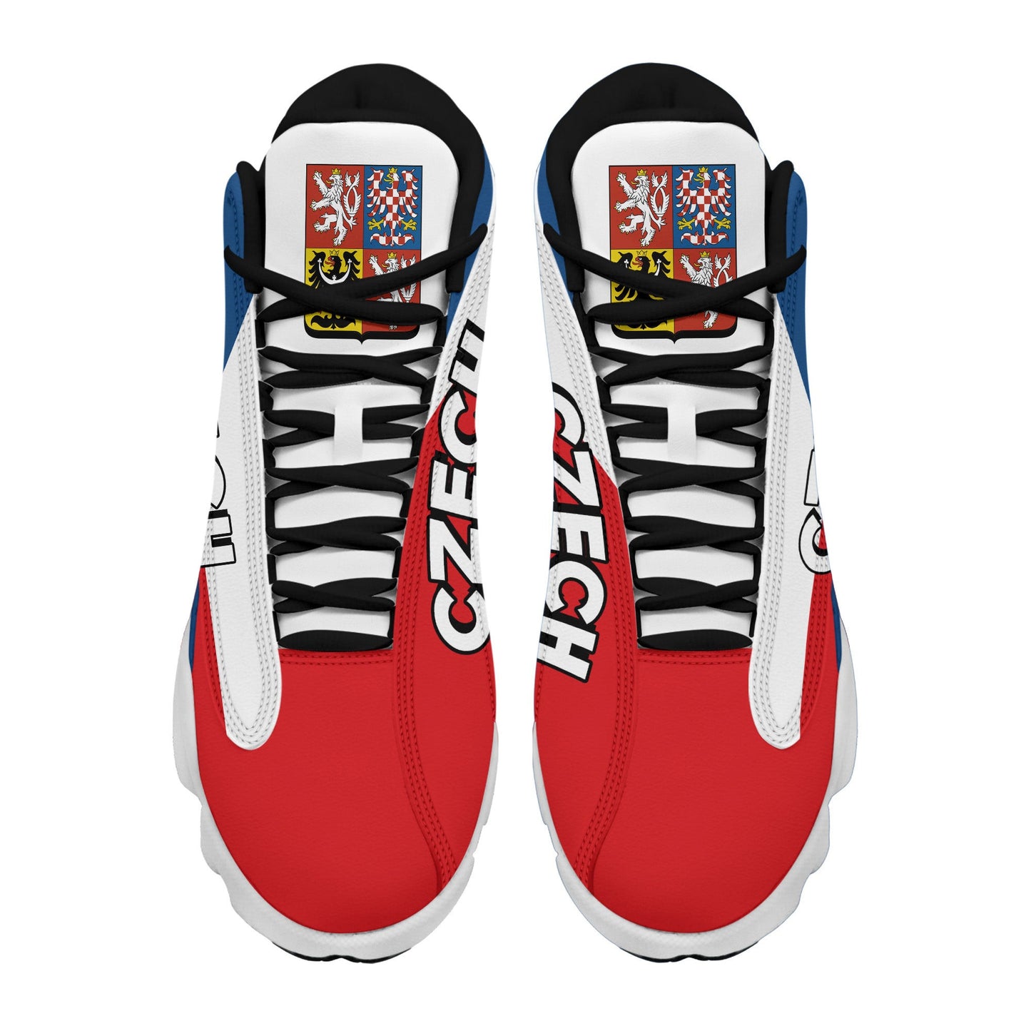 Footwear Czech Republic High Top Sneaker Shoes Women's Men's Special Flag
