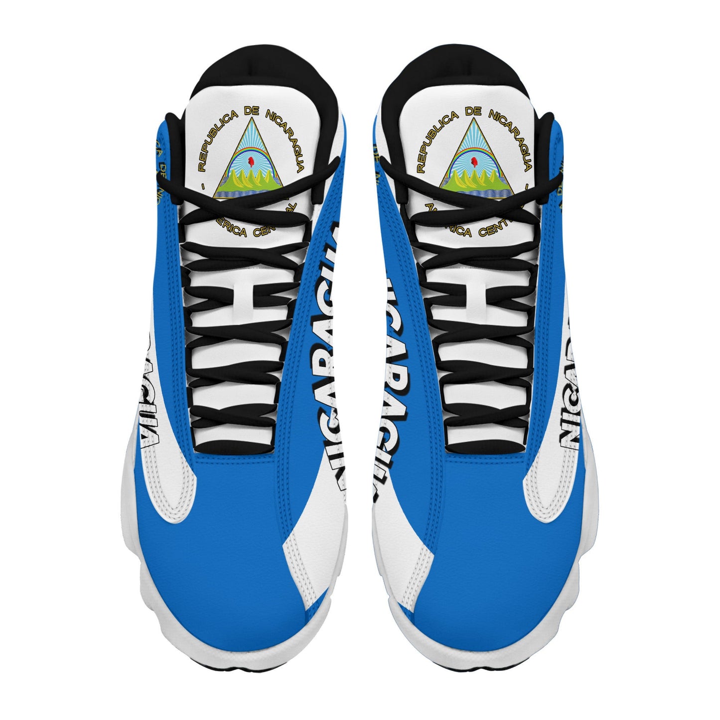 Footwear Nicaragua High Top Sneaker Shoes Women's Men's Special Flag