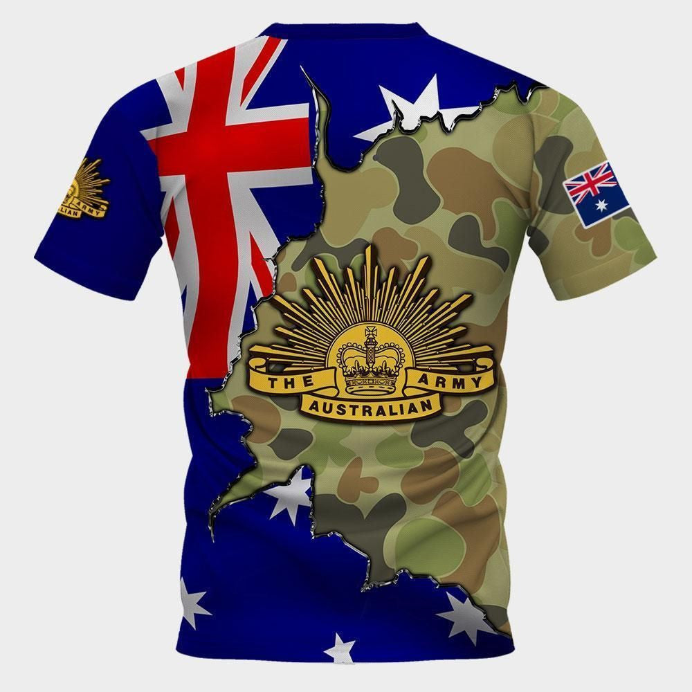 Australia Anzac T Shirt The Australian Army Anzac Remembrance Day
