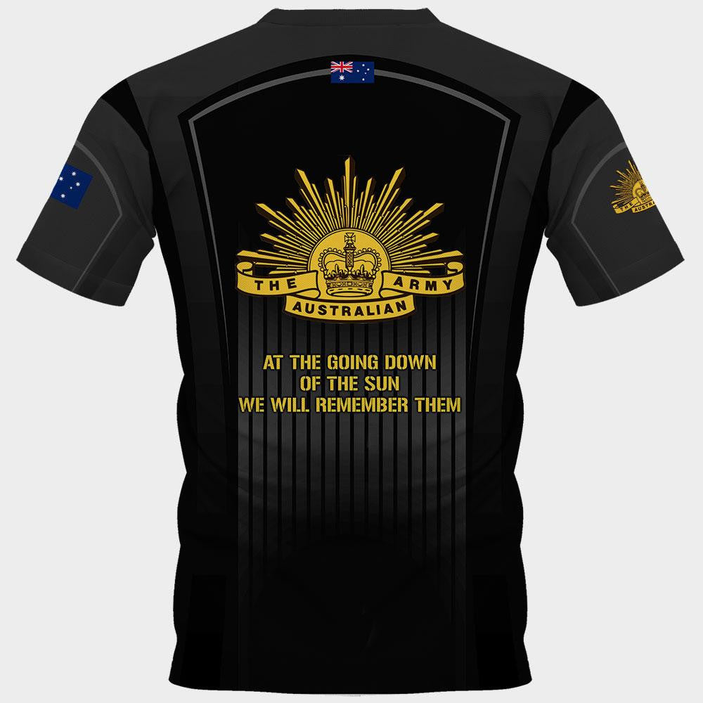 Australia Anzac T Shirt Remembrance Day Lest We Forget