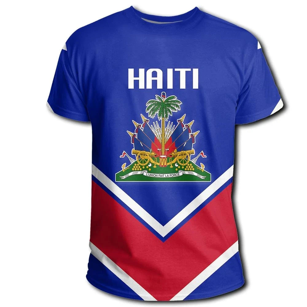 Haiti Coat Of Arms T Shirt Lucian Style W