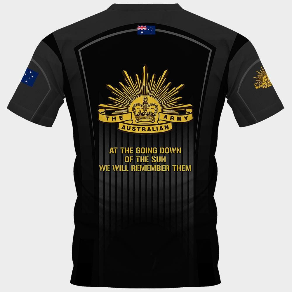 Anzac T Shirt Remembrance Day Lest We Forget