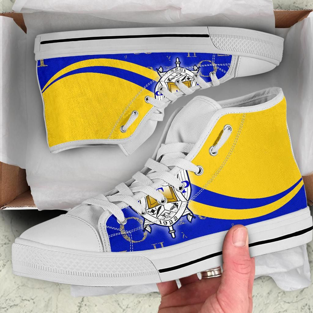 African High Top Shoe Black Sigma Gamma Rho