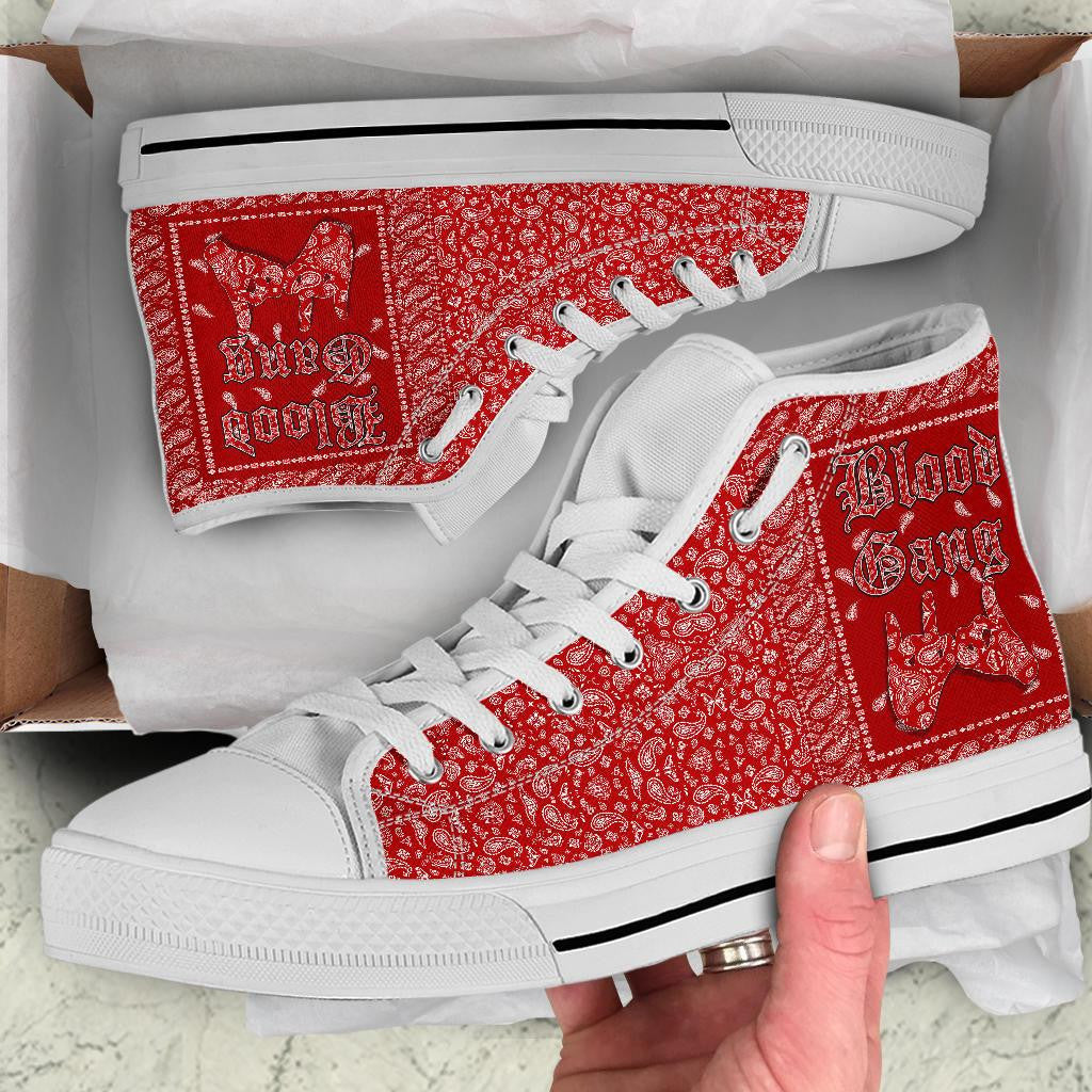 Blood Gang High Top Shoe