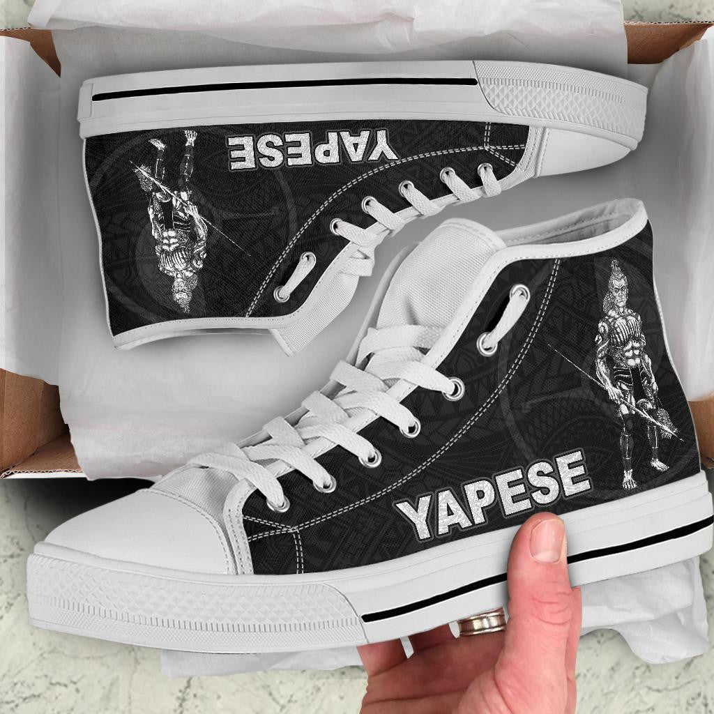 Yap Polynesian High Top Shoes Micronesia Yapese Warrior