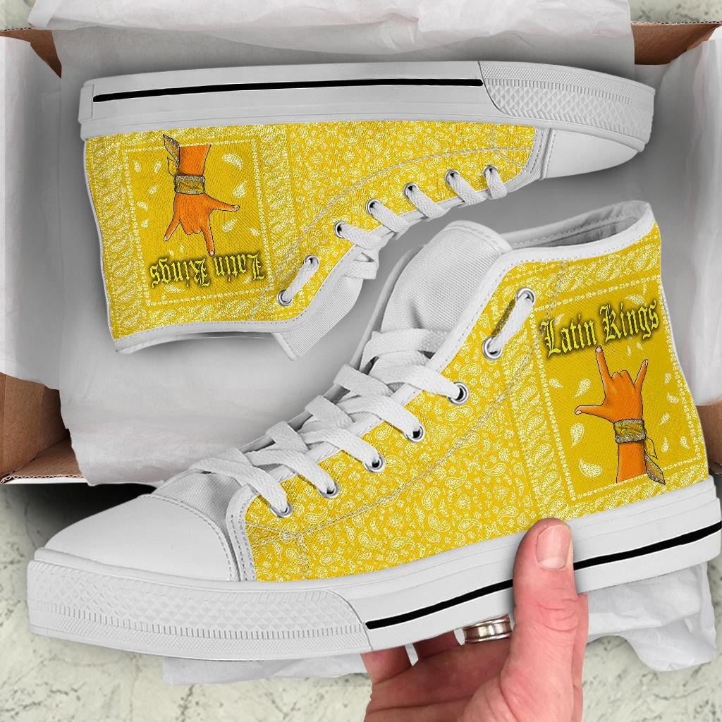 Latin Kings Gang High Top Shoe