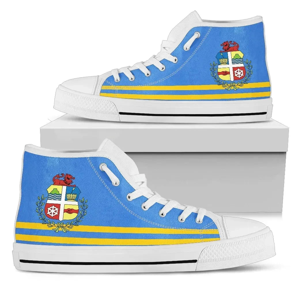 Aruban High Tops Aruban Shoes Coat Of Arms