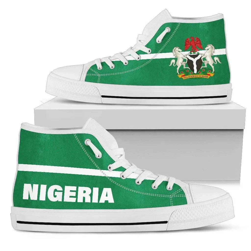 Nigeria High Top Shoe Horizontal Style