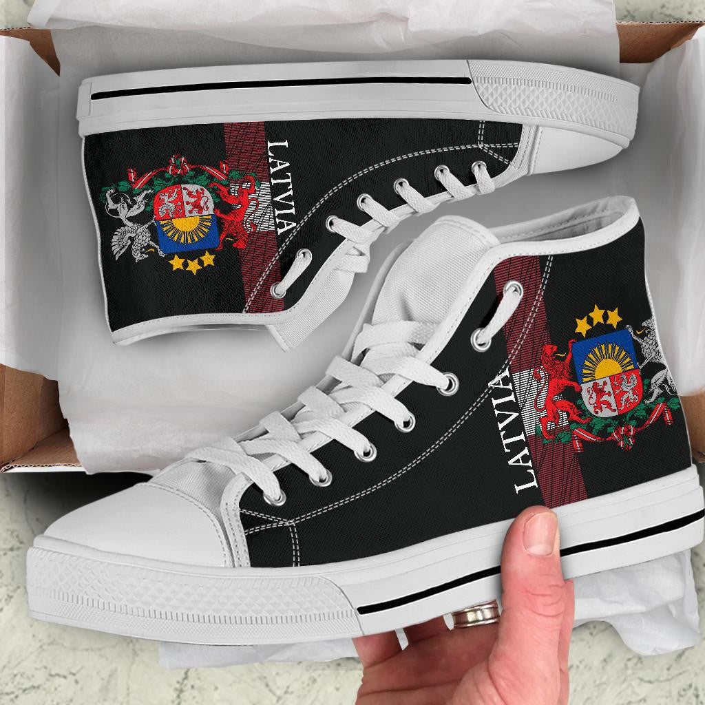 Latvia United High Top Shoe
