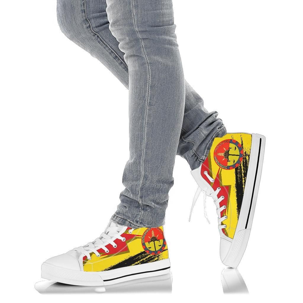 Tigray Coat Of Arms And Flag High Top Shoe