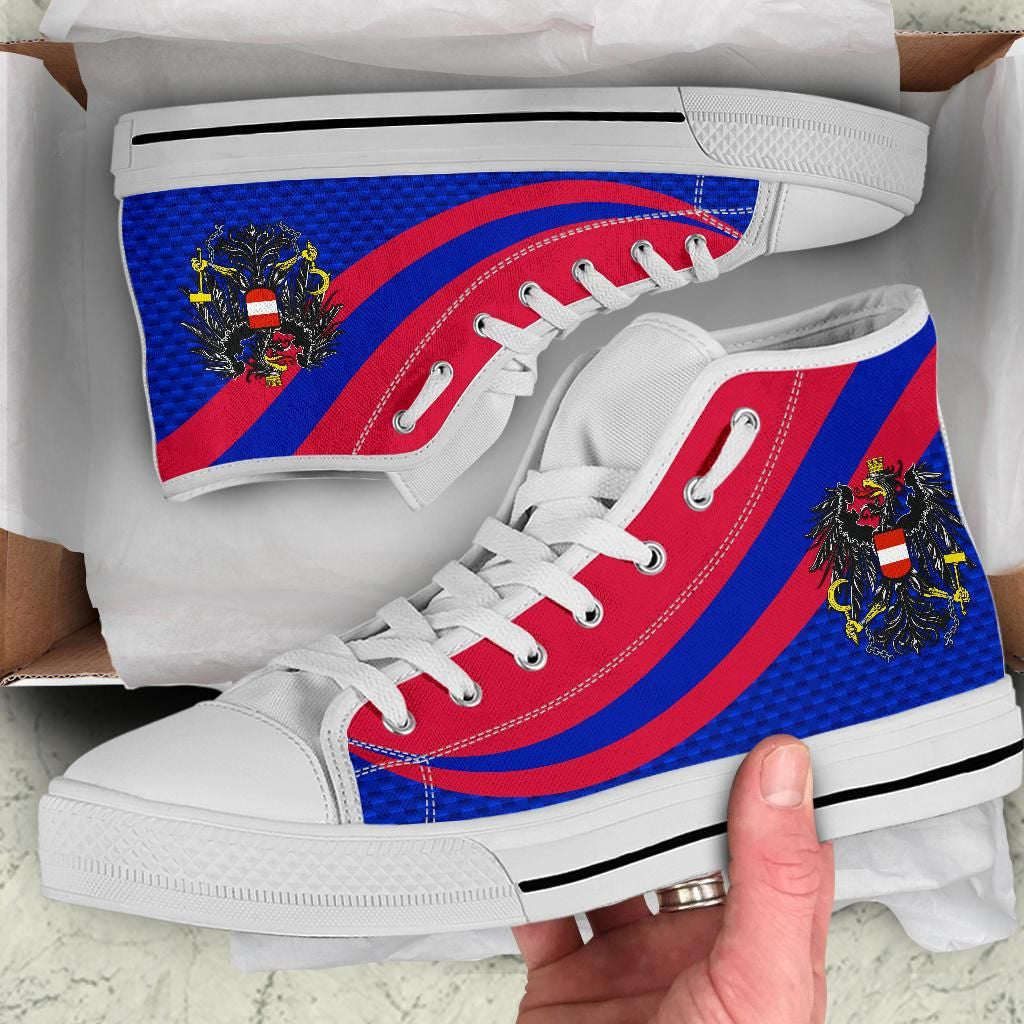 Haiti High Top Shoe Haiti Coat Of Arms