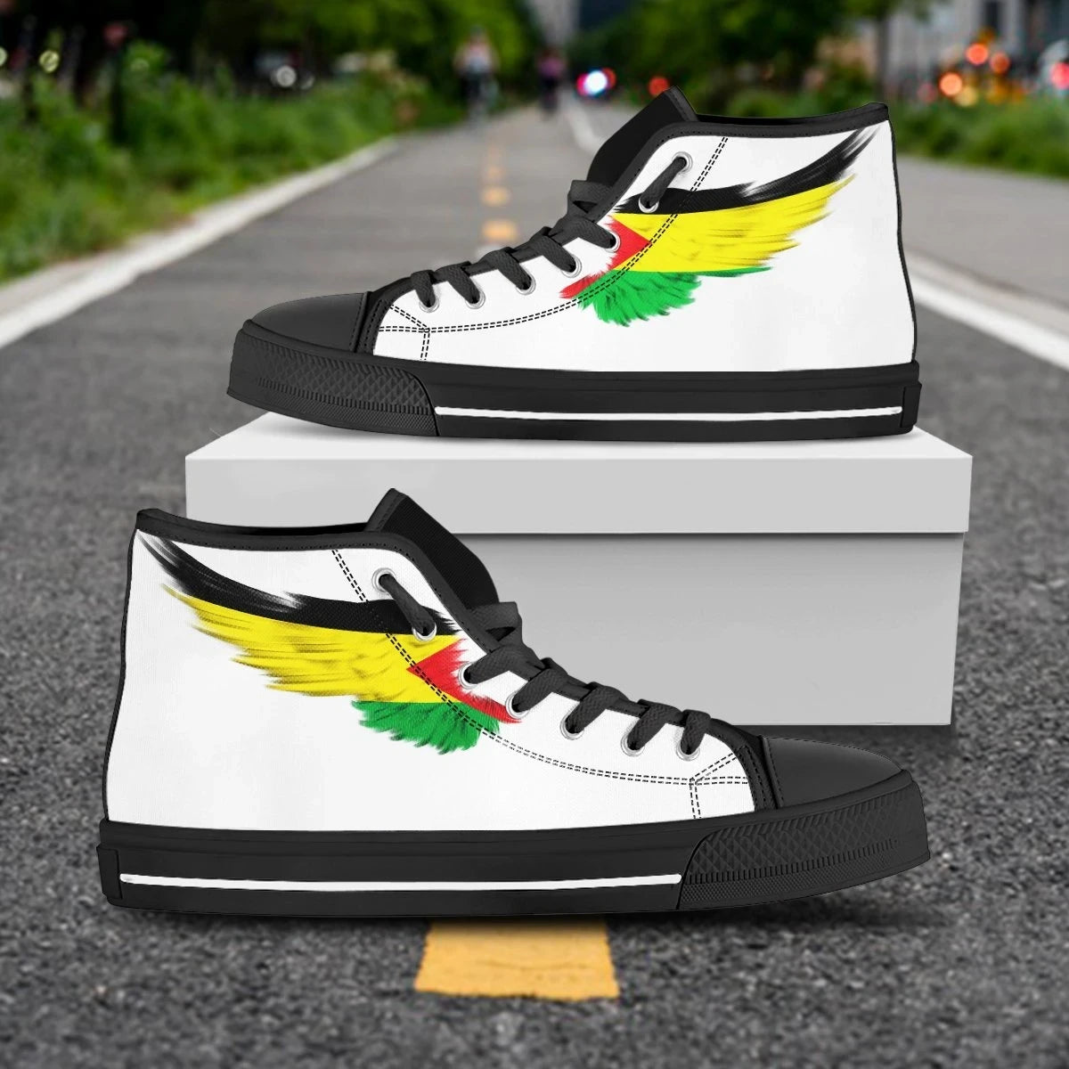 Benishangul Gumuz High Top Shoe Wing Flag