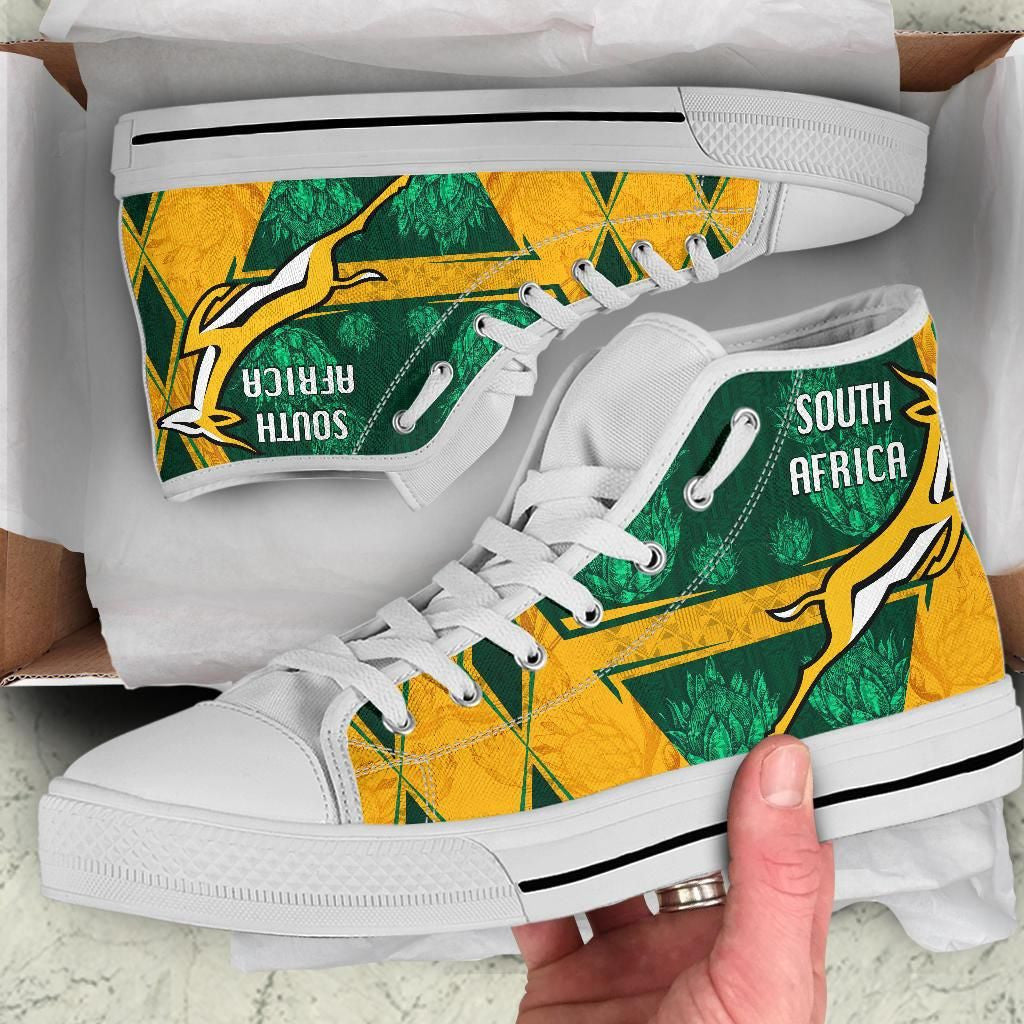 South Africa High Top Shoe Springboks Rugby Be Fancy