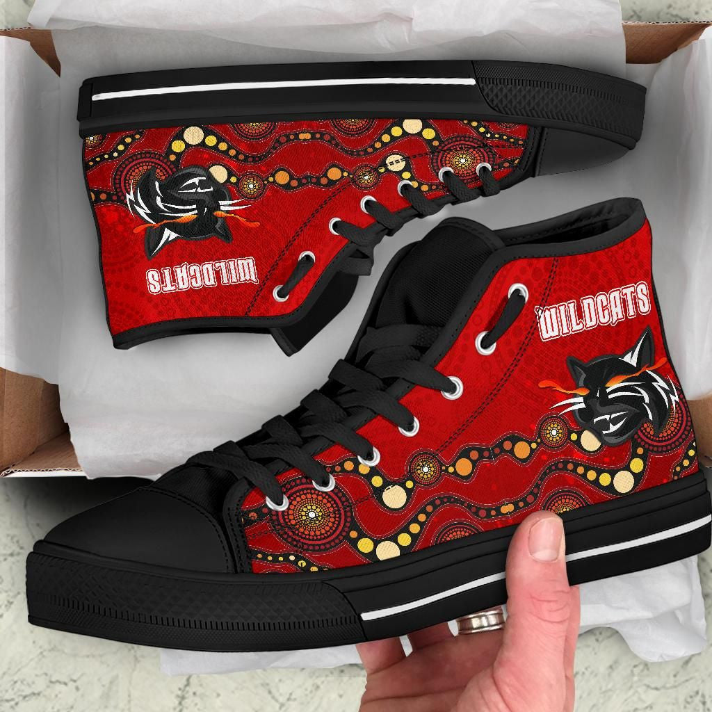 Perth Wildcats High Top Shoe Indigenous