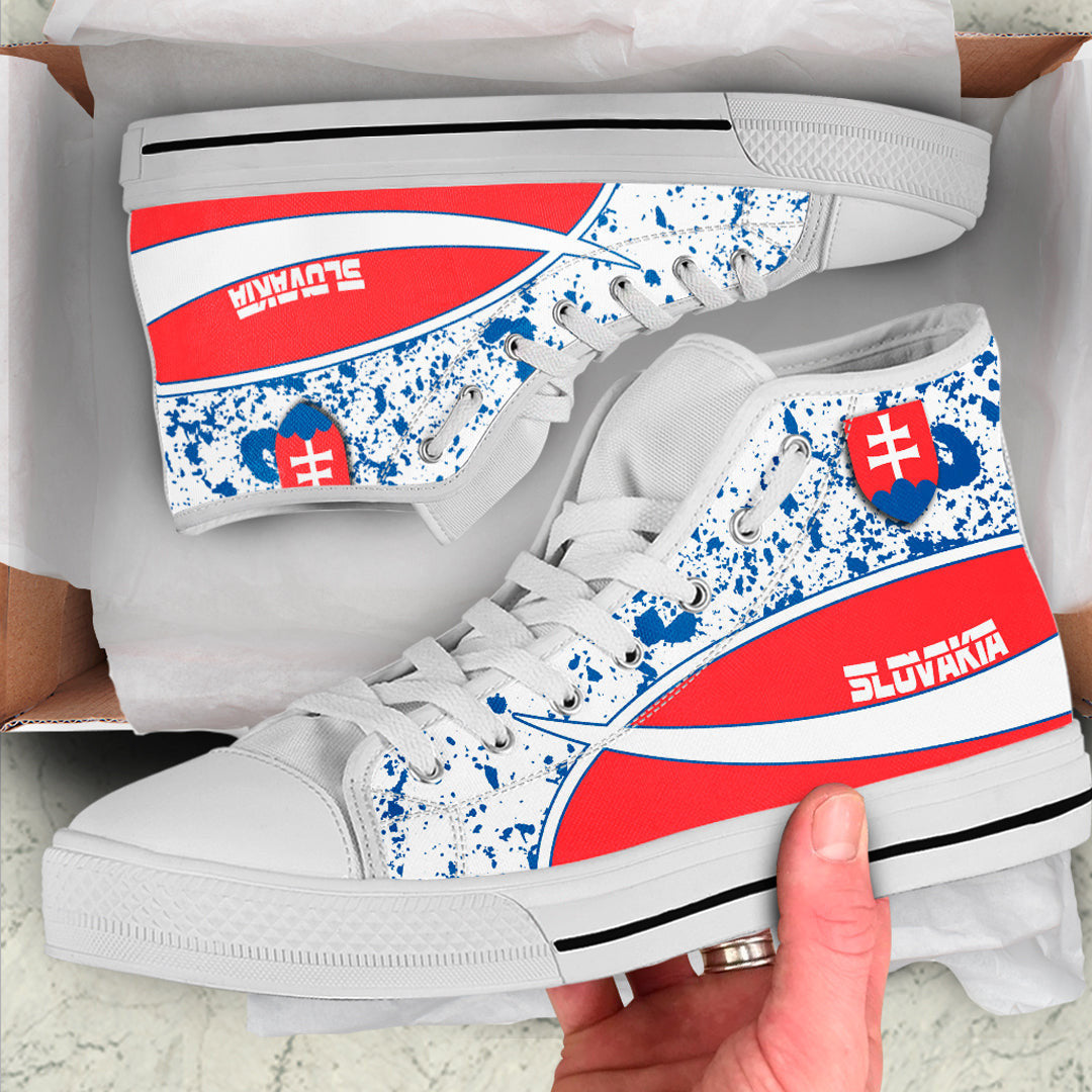 Clothing Slovakia Special Flag High Top Shoes