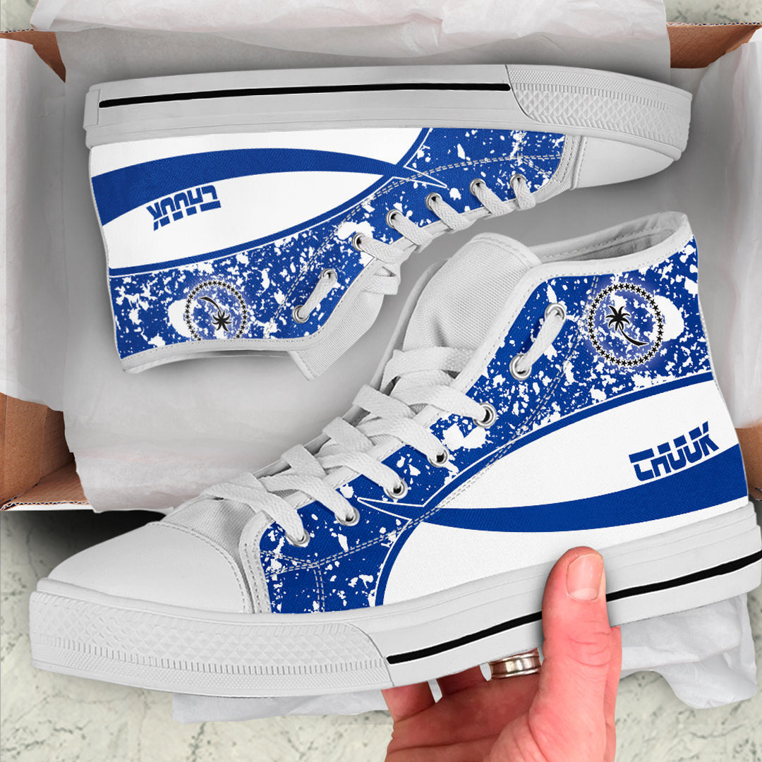 Clothing Chuuk Special Flag High Top Shoes