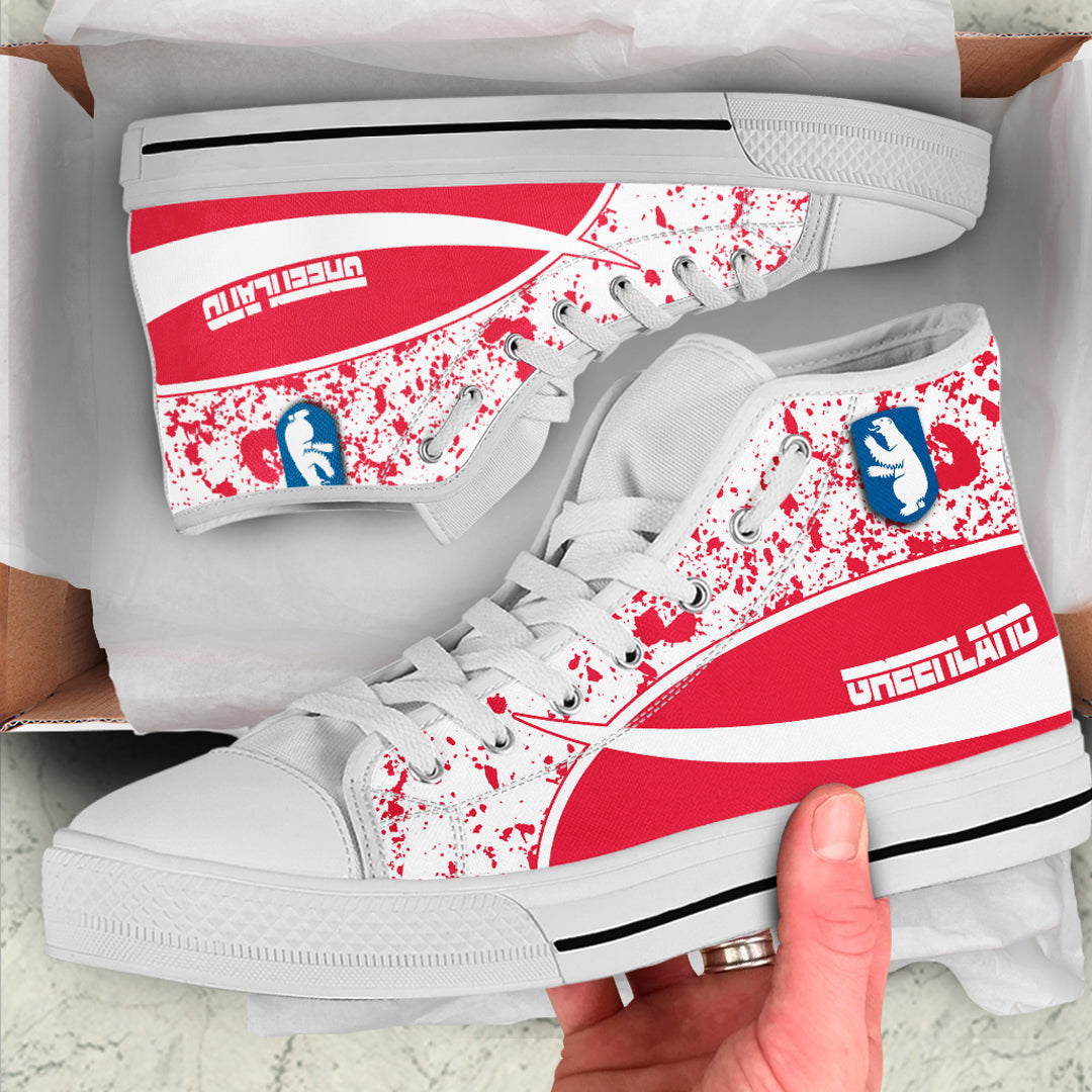 Clothing Greenland Special Flag High Top Shoes