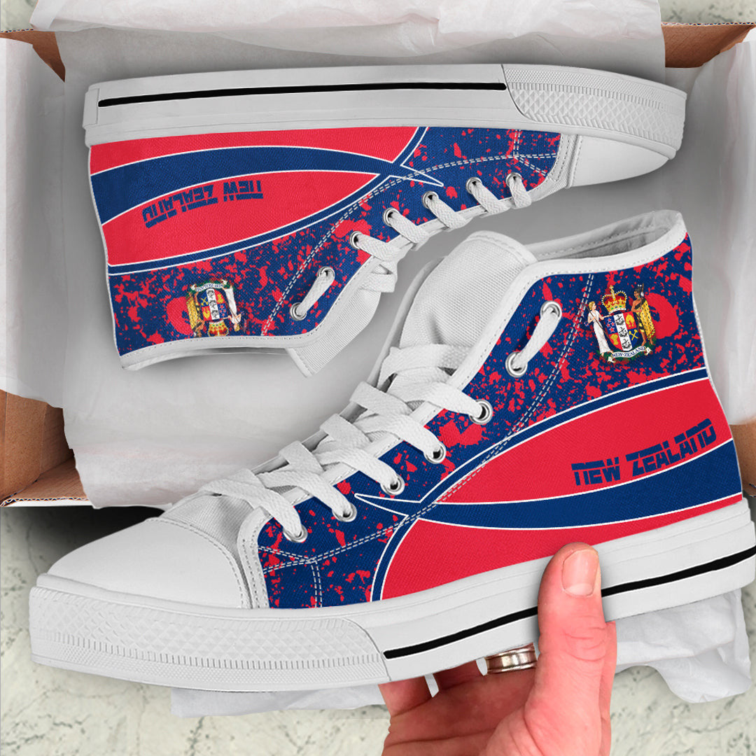 Clothing New Zealand Special Flag High Top Shoes