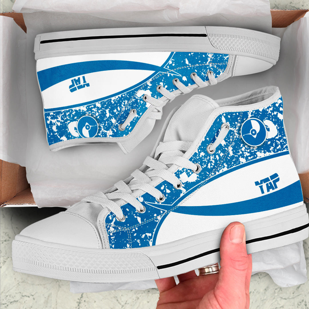 Clothing Yap Special Flag High Top Shoes