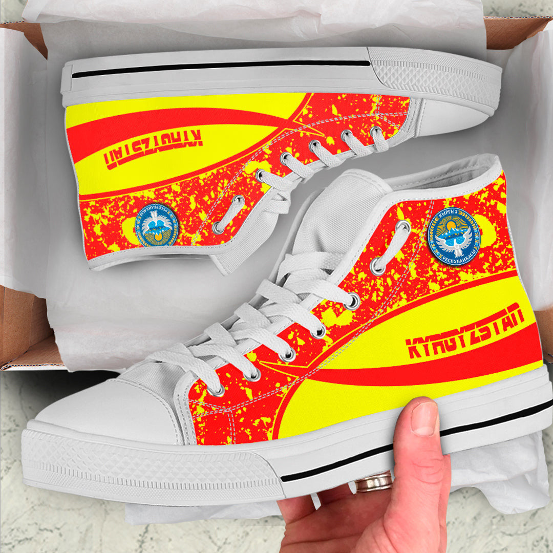Clothing Kyrgyzstan Special Flag High Top Shoes
