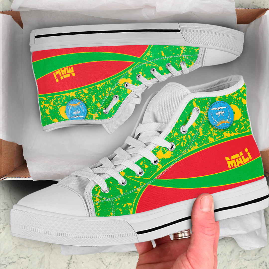 Clothing Mali Special Flag High Top Shoes