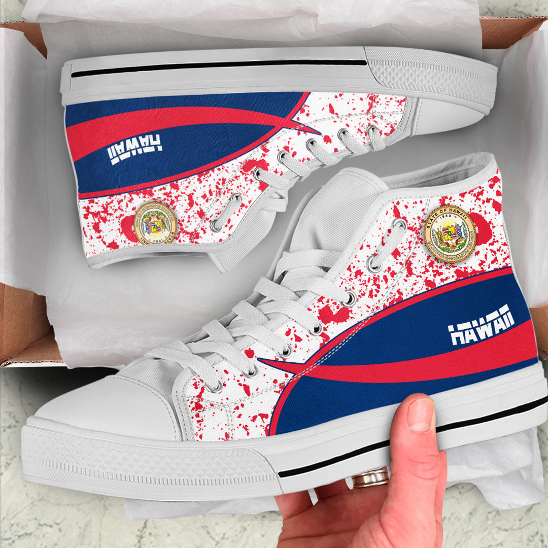 Clothing Hawaii Special Flag High Top Shoes