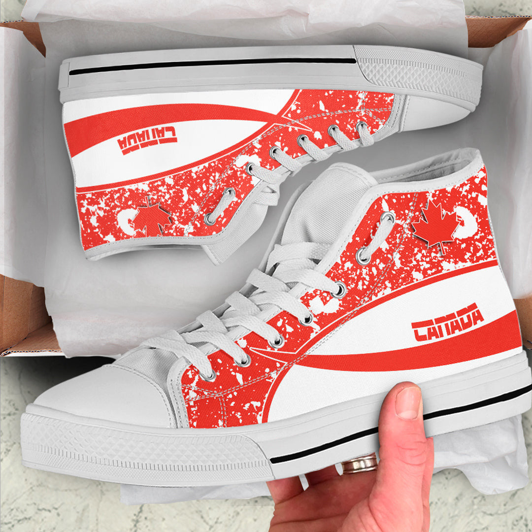 Clothing Canada Special Flag High Top Shoes