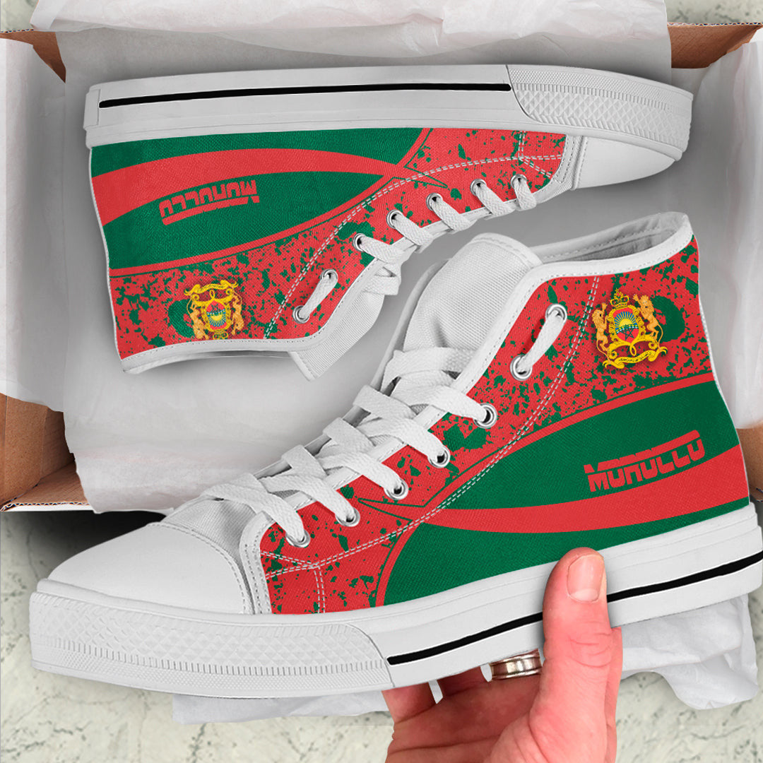 Clothing Morocco Special Flag High Top Shoes