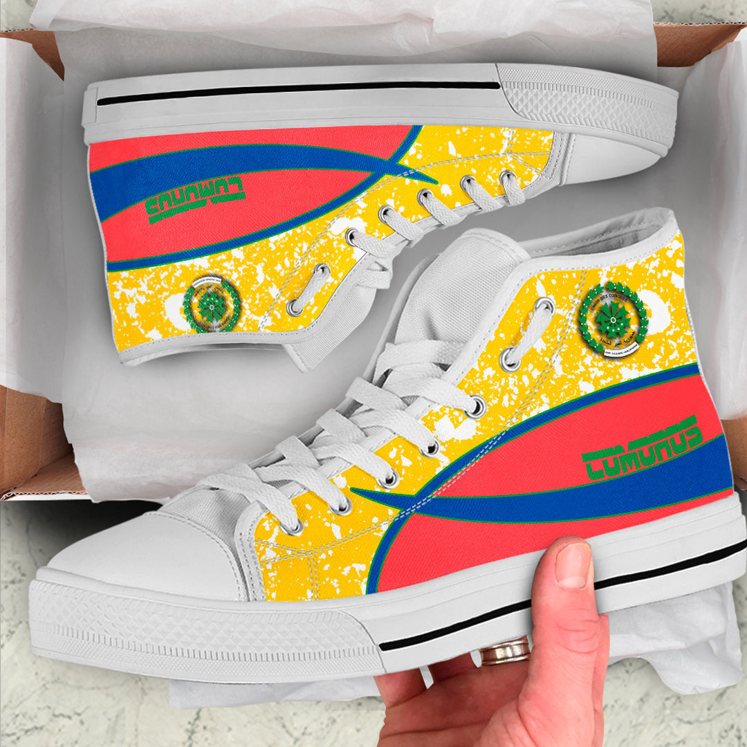 Clothing Comoros Special Flag High Top Shoes