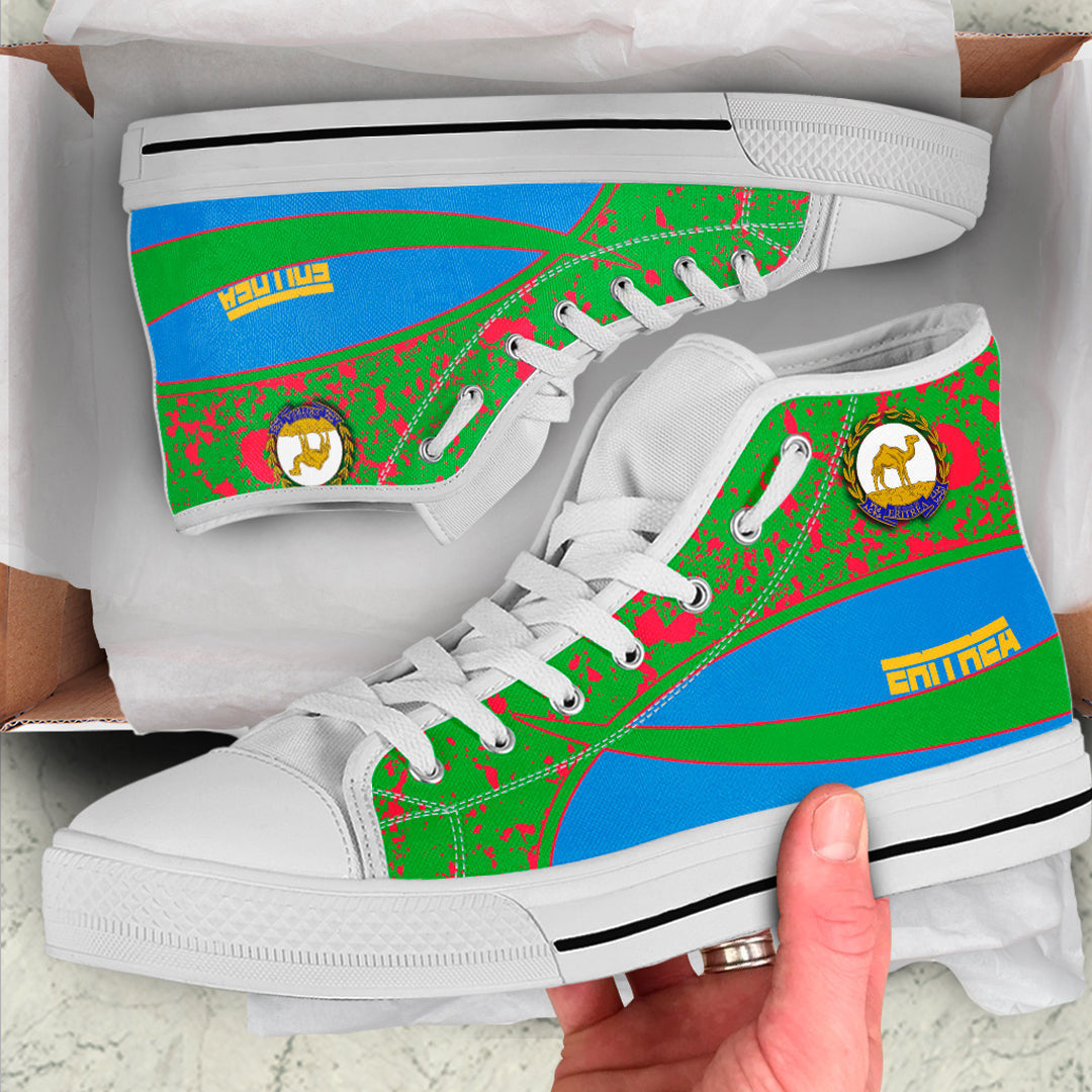 Clothing Eritrea Special Flag High Top Shoes