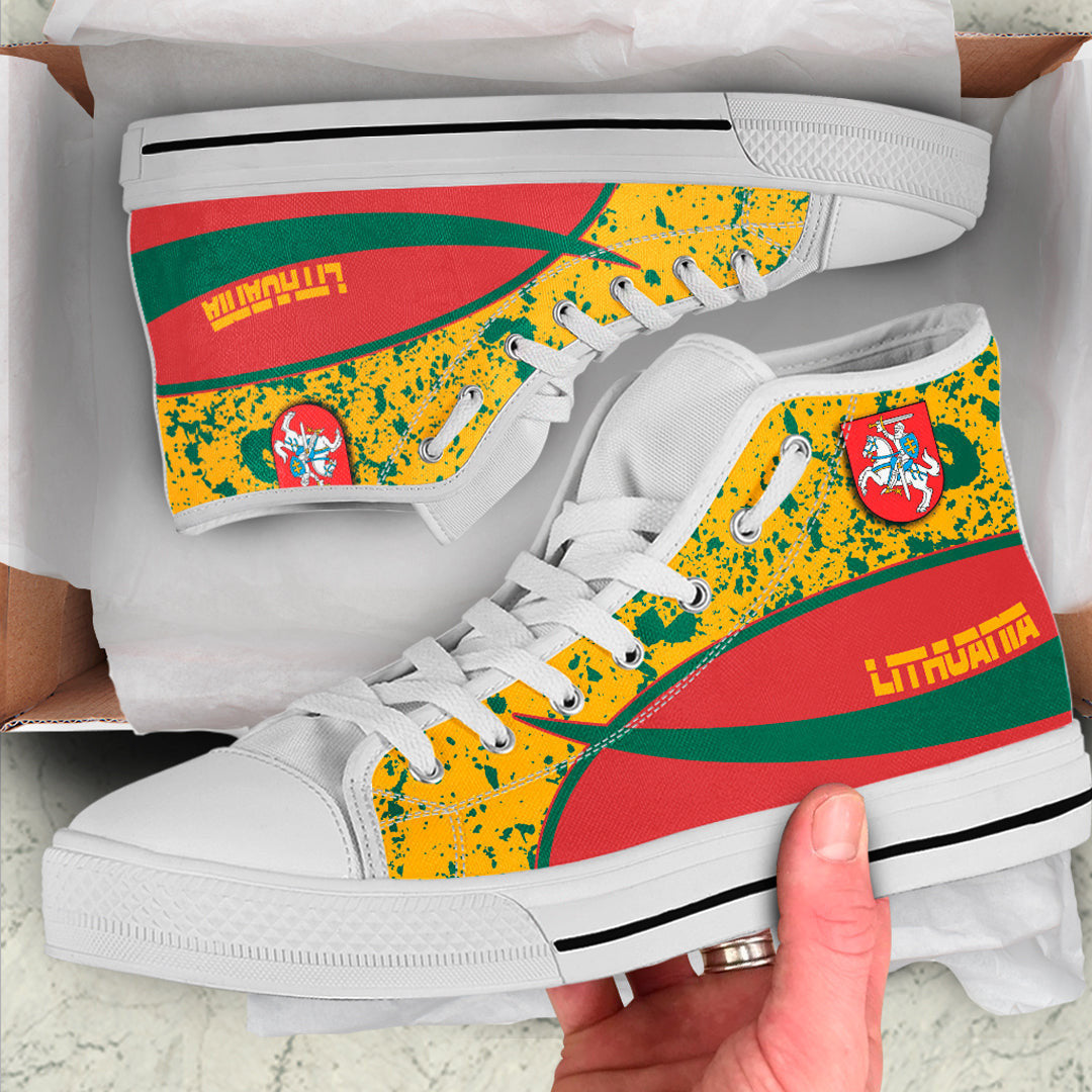 Clothing Lithuania Special Flag High Top Shoes