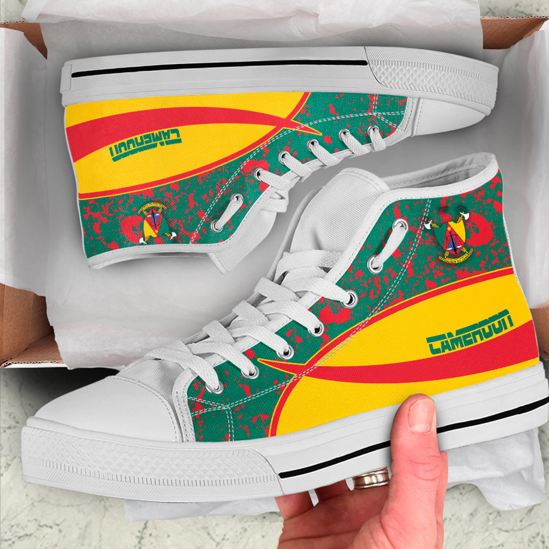 Clothing Cameroon Special Flag High Top Shoes