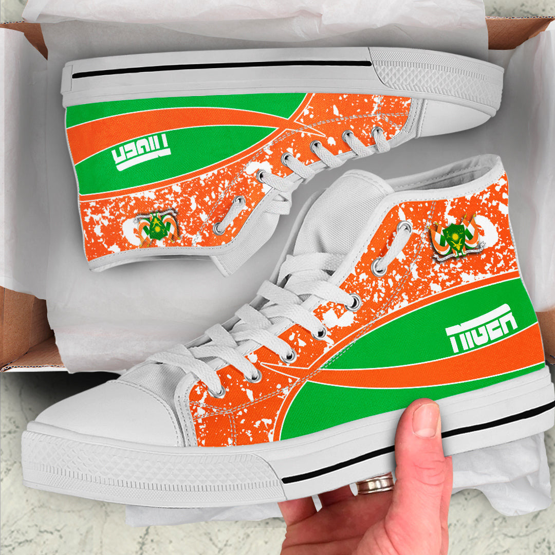 Clothing Niger Special Flag High Top Shoes