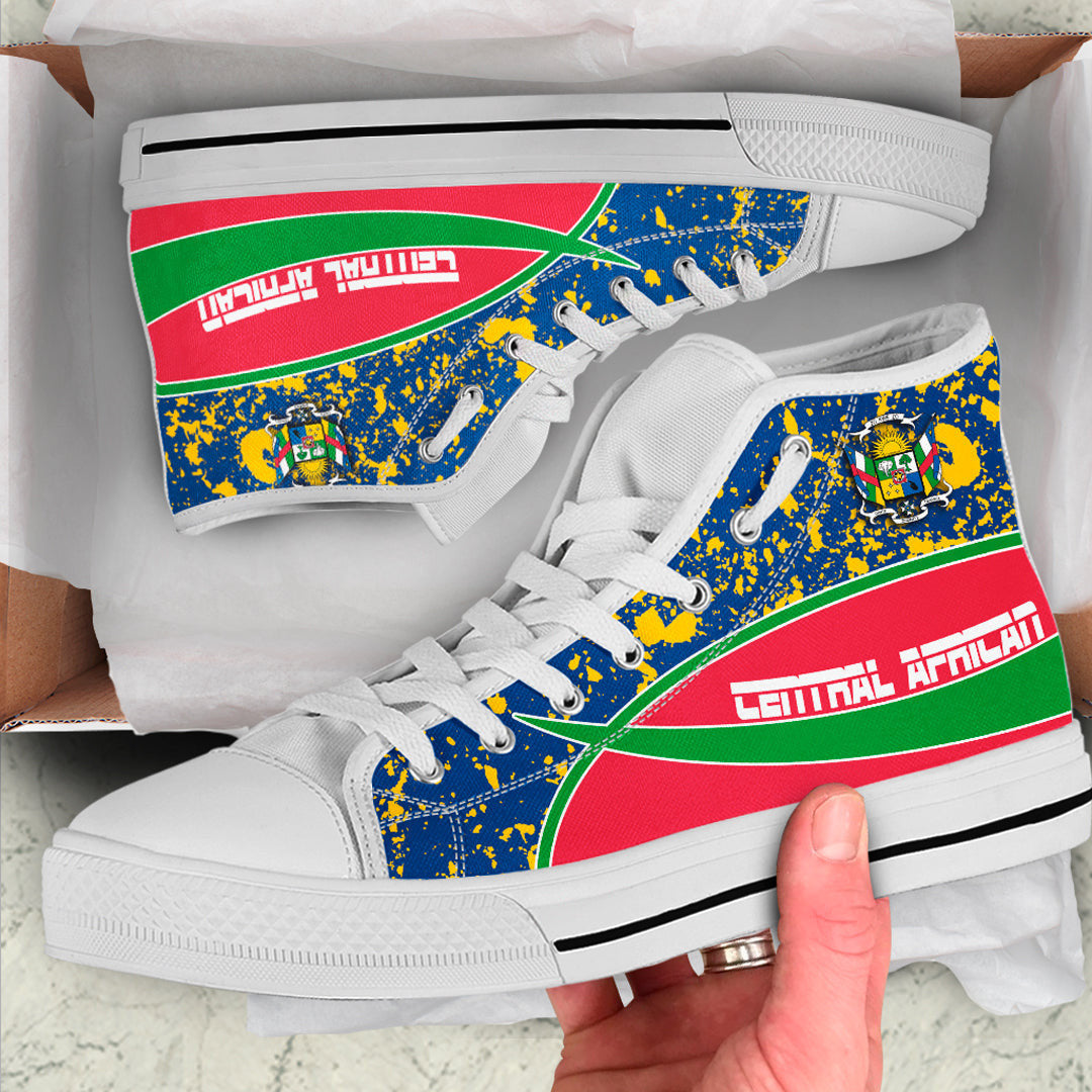 Clothing Central African Special Flag High Top Shoes