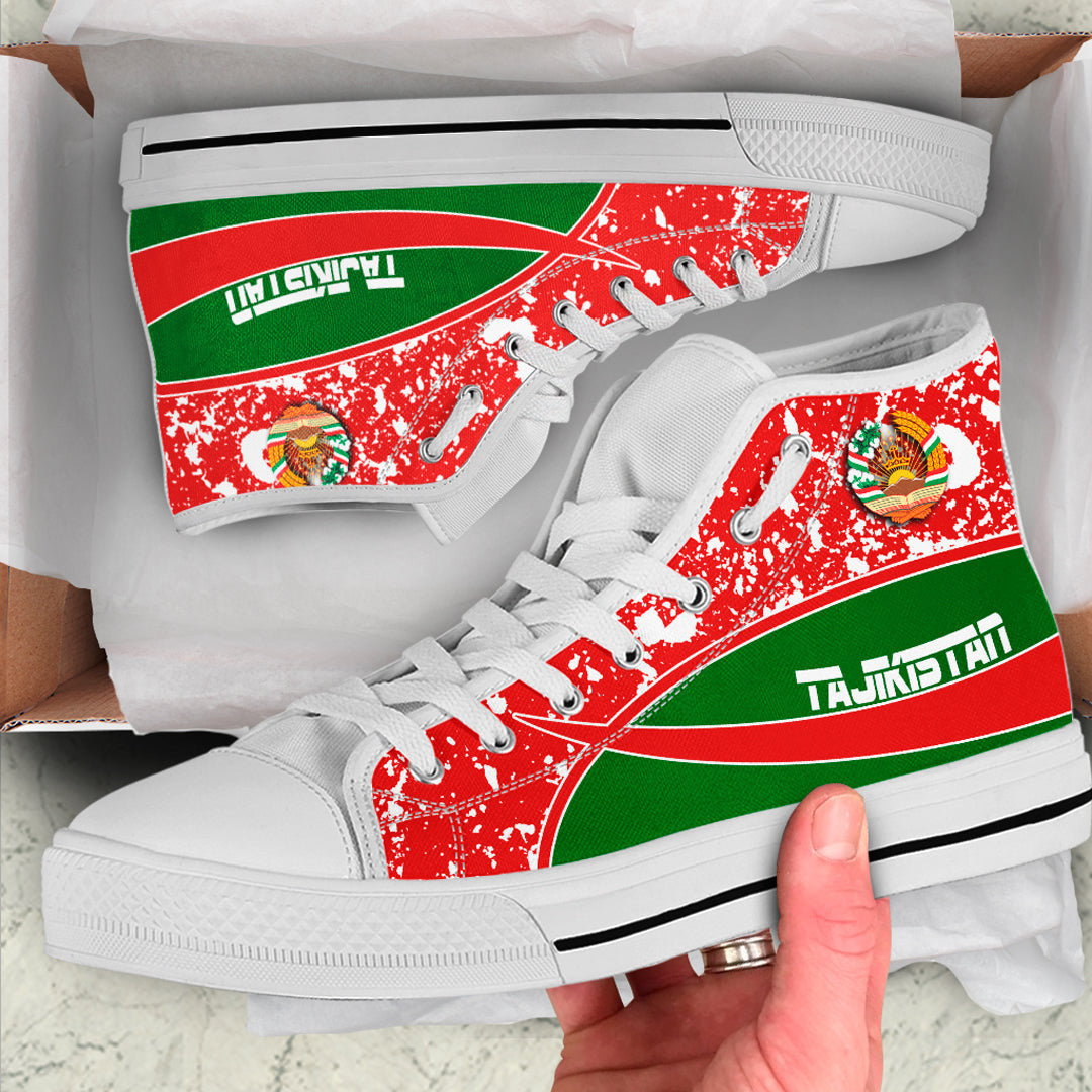 Clothing Tajikistan Special Flag High Top Shoes