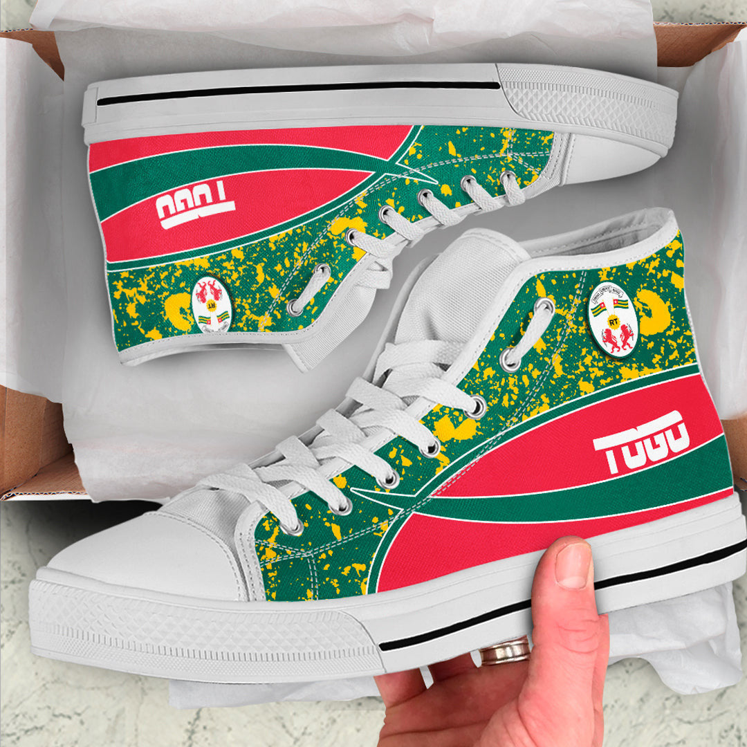 Clothing Togo Special Flag High Top Shoes