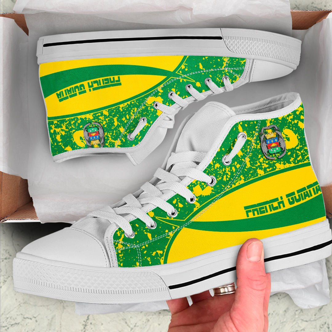 Clothing French Guiana Special Flag High Top Shoes