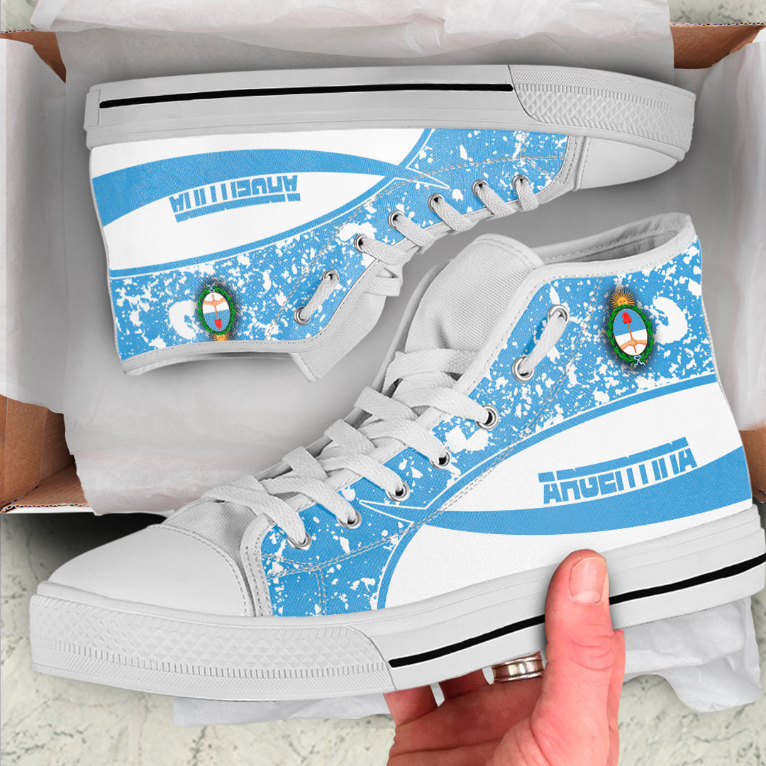 Clothing Argentina Special Flag High Top Shoes