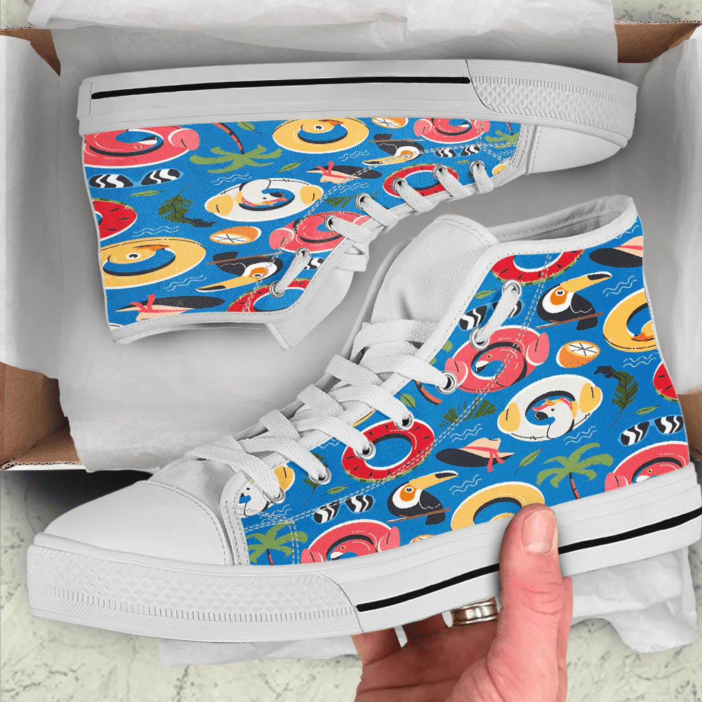 Shoes Summer Pattern Children'S Floats High Top Shoes