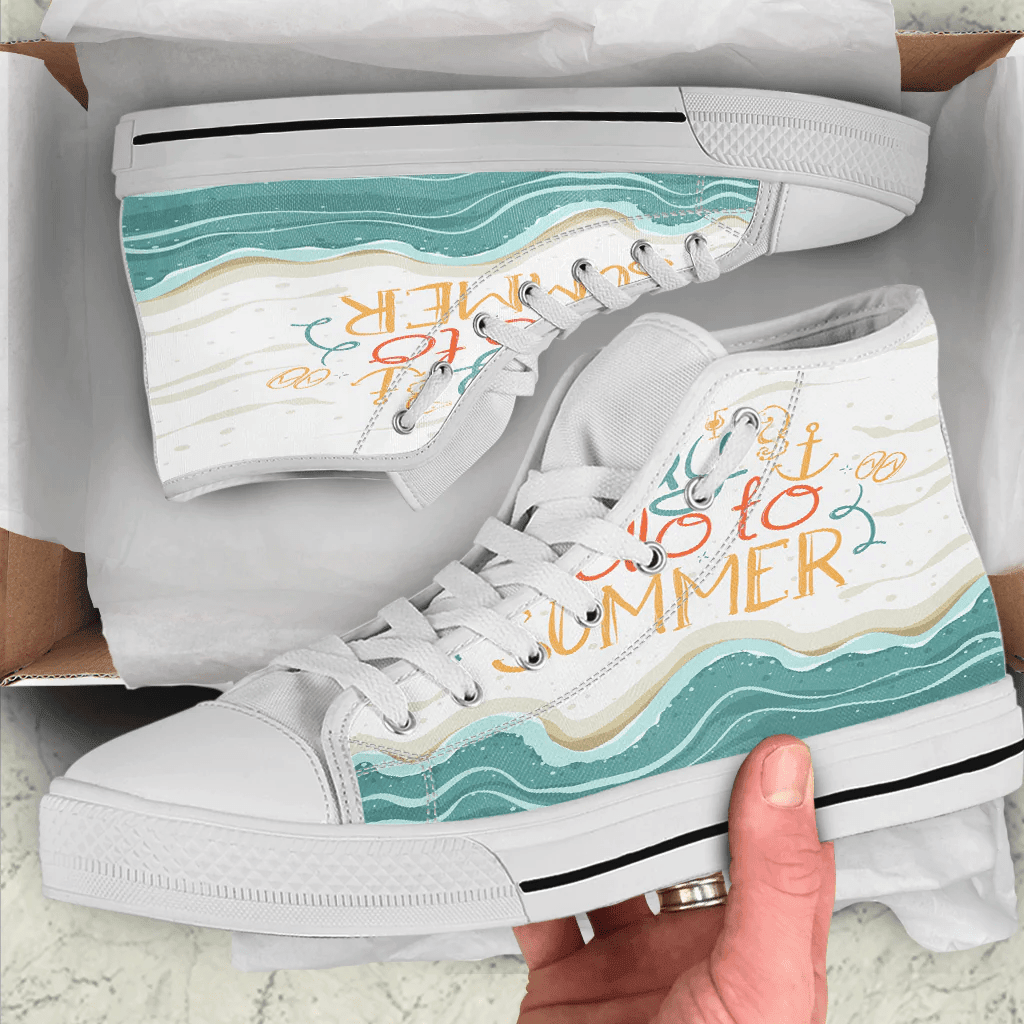 Shoes Say Hello To Summer! High Top Shoes