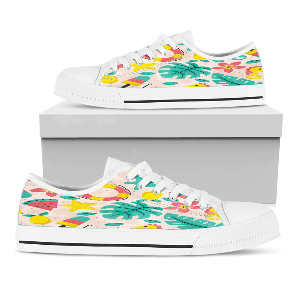 Shoes Summer Pattern Comic Style And Fresh Cool Low Top Shoes