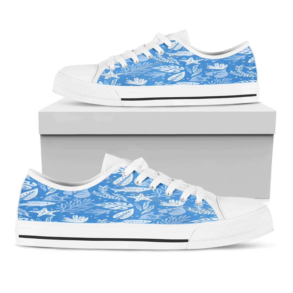 Shoes Summer Pattern Marine Ecosystem 2 Low Top Shoes