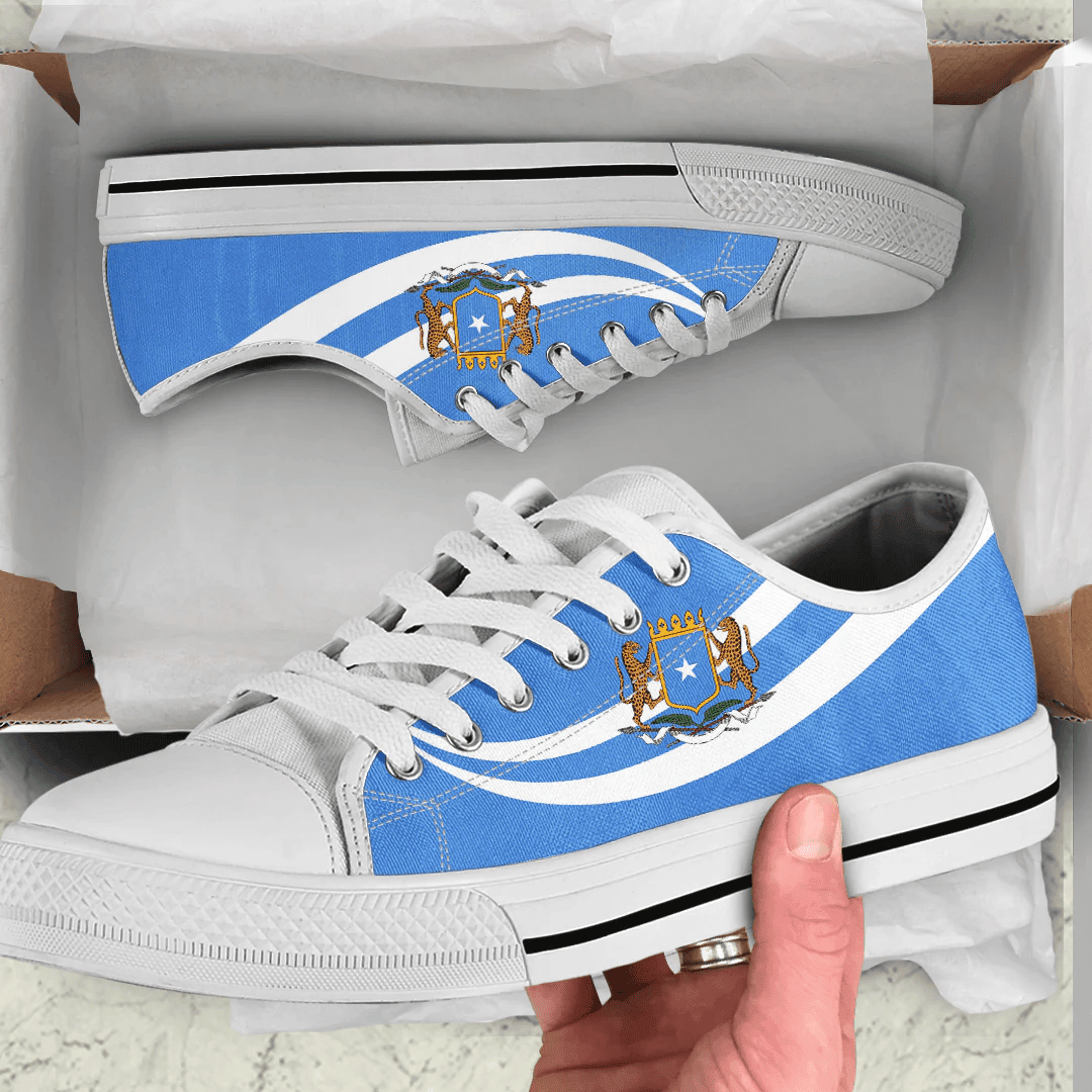 Shoes Somalia Coat Of Arms And Flag Low Top Shoes