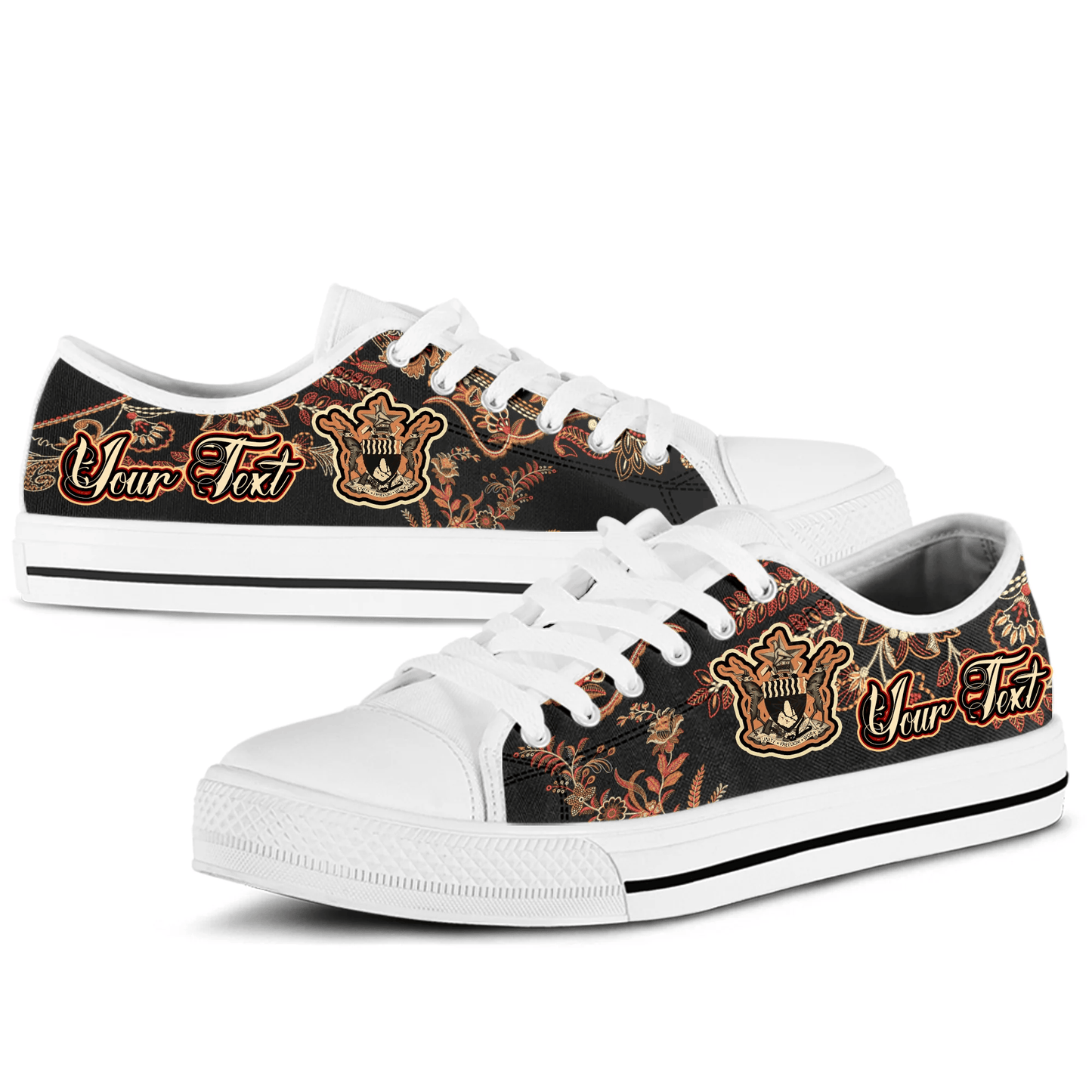 Africa Shoes Zimbabwe Low Top Shoes Traditional African Dashiki