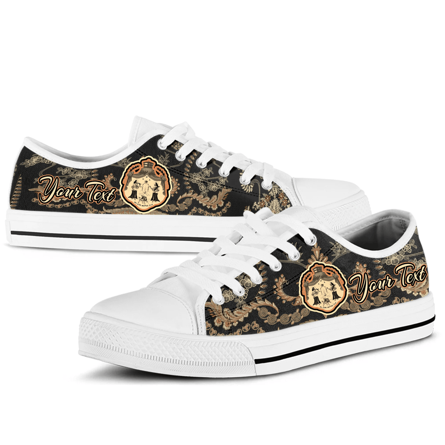 Africa Shoes Oromo Low Top Shoes Vintage Traditional African Dashiki
