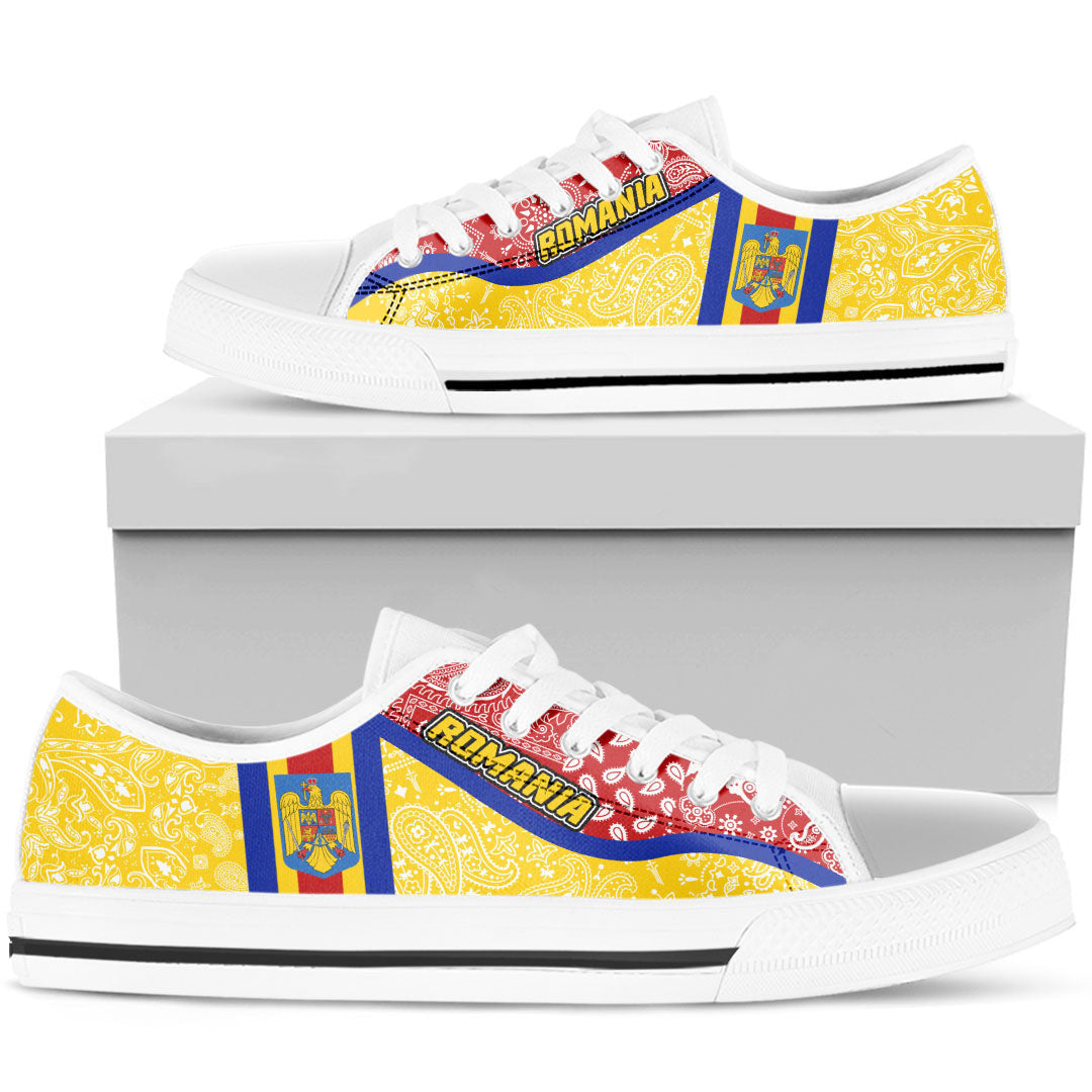Shoes Romania Low Top Shoes Paisley Bandana Special Style