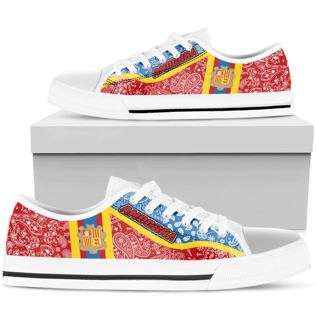 Shoes Andorra Low Top Shoes Paisley Bandana Special Style